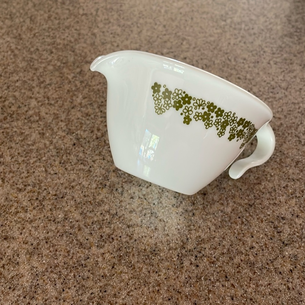 Crazy Daisy Corelle Cream Pitcher